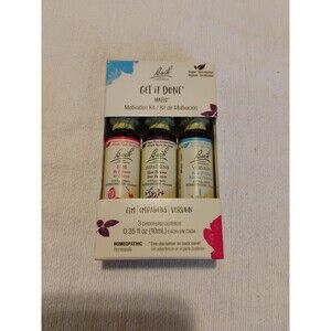 Get It Done Motivation Kit 3 Count  by Bach Flower Remedies Vegan Non Alcohol